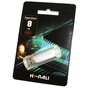USB флеш накопичувач Hi-Rali 8GB Rocket Series Silver USB 2.0 (HI-8GBVCSL) - зменшене зображення 1
