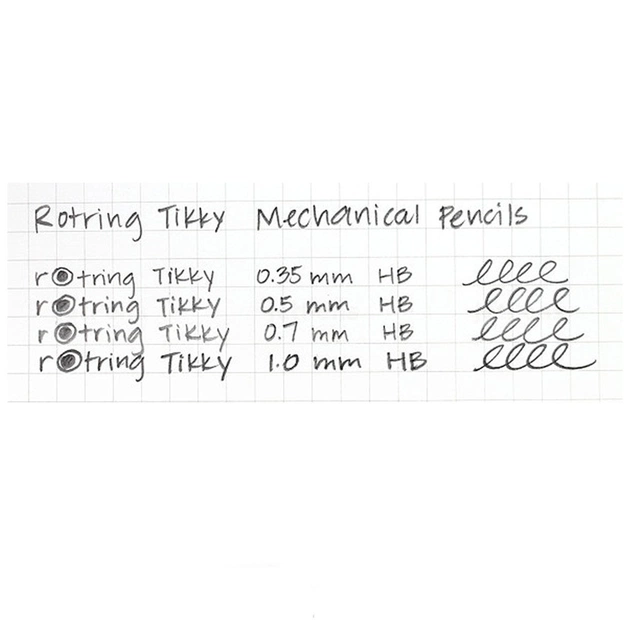 Олівець механічний Rotring Drawing TIKKY Black (ISO) PCL 0,35 (R1904694) - зображення 6