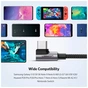 Дата кабель USB 2.0 AM to USB-C 3.0m 3A 90° corner US176 black Ugreen (70875) - зменшене зображення 10