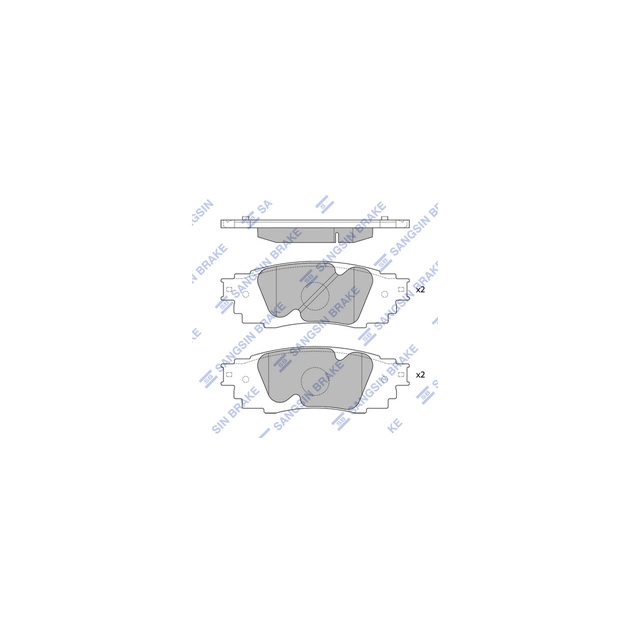 Тормозные колодки HI-Q SP4091 - изображение 1