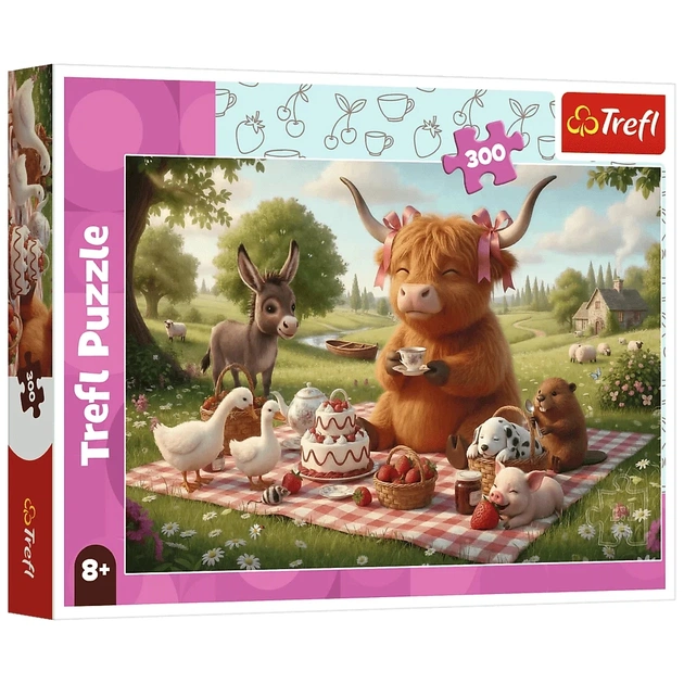 Пазл Trefl Животные на пикнике 300 элементов (5900511230512) - изображение 1