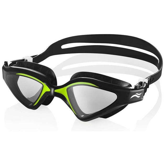 Очки для плавания Aqua Speed Raptor 049-38 5853 чорний, зелений OS (5908217658531) - изображение 1