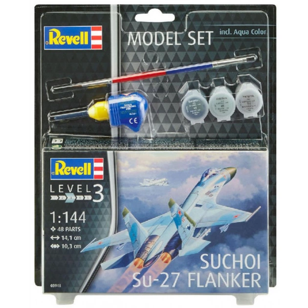 Збірна модель Revell Винищувач Су-27 рівень 3, 1: 144 (RVL-63948) - зображення 1