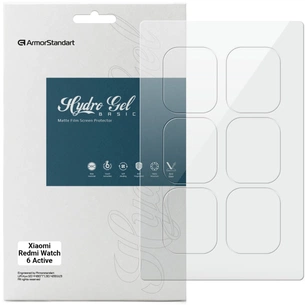 Плівка захисна Armorstandart Matte hydrogel Xiaomi Redmi Watch 6 Active 6 pcs (ARM94029) зображення 1