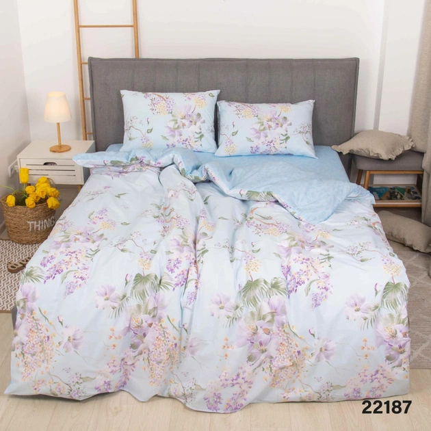Постільна білизна Isleep 22187 ранфорс двоспальна (22187_dv_isleep) - изображение 1