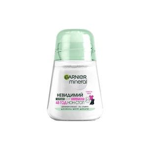 Антиперспірант Garnier Mineral Невидимий Свіжість Квітів роликовий 50 мл (3600541448148) зображення 1