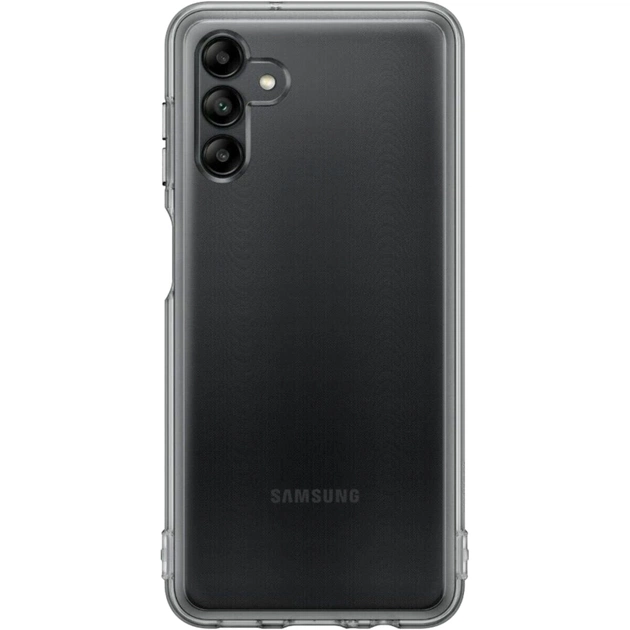 Чохол до мобільного телефона Samsung Samsung A04s Soft Clear Cover Black (EF-QA047TBEGRU) - зображення 1