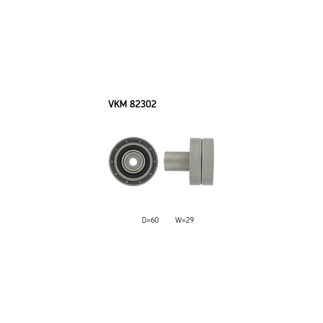 Ролик натягувача ременя SKF VKM 82302 - зображення 1