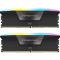 Модуль пам'яті для комп'ютера DDR5 64GB (2x32GB) 5600 MHz Vengeance RGB Black Corsair (CMH64GX5M2B5600C40) - зменшене зображення 1