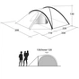 Намет Outwell Cloud 3 Blue (928491) - зменшене зображення 9