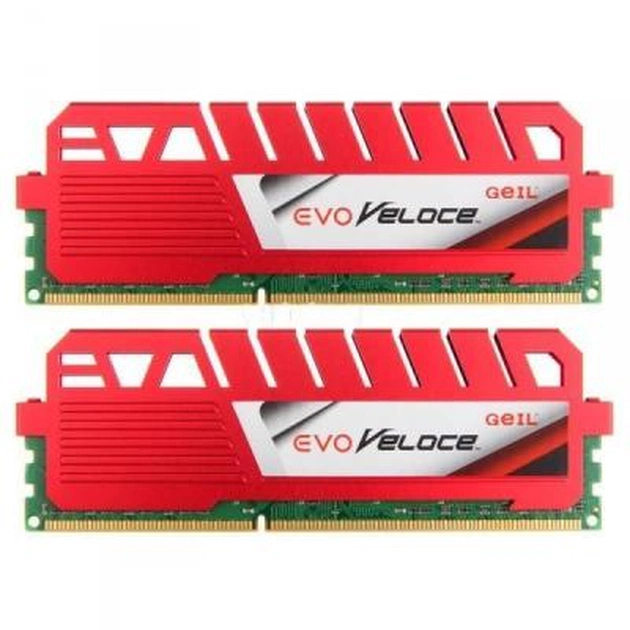 Модуль пам'яті для комп'ютера DDR3 16GB (2x8GB) 2400 MHz EVO Veloce Geil (GEW316GB2400C11BDC) - изображение 1