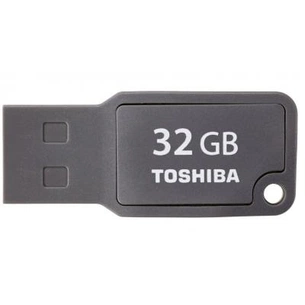 USB флеш накопичувач Toshiba 32GB Mikawa Gray USB 2.0 (THN-U201G0320M4) зображення 1