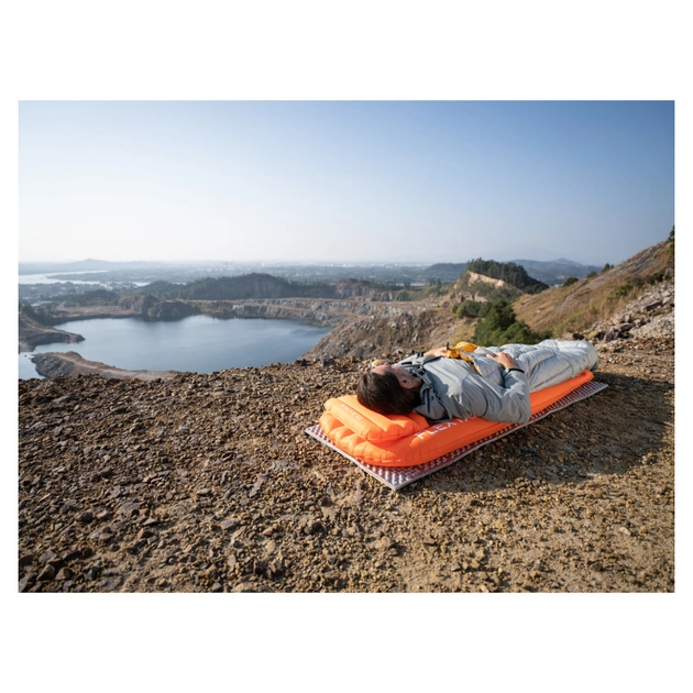 Туристичне сидіння Flextail Zero Seat R02, 70 мм, надувне помаранчеве (6975755962160) - зображення 5