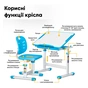 Парта зі стільцем Evo-kids Blue (Evo-06 Ergo BL) - зменшене зображення 3