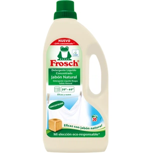 Гель для прання Frosch Натуральне мило 1.5 л (4009175952837) зображення 1
