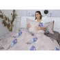 Постільна білизна MirSon Сатин 22-1310 Peacock feathers 110 х 140 (2200004342337) - зменшене зображення 5