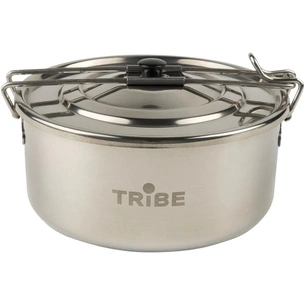 Котел туристичний Tribe Tourist Pot 0,9 л сталевий (T-FH-0007-metal) зображення 1