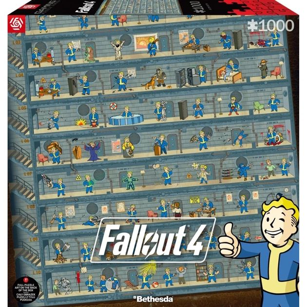 Пазл GoodLoot Fallout 4 Perk Poster Puzzles 1000 ел. (5908305247937) - picture 3