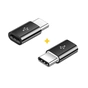 Перехідник Micro 5P F to USB-C M 2PCS black XoKo (XK-AC014-BK2) - уменьшенное изображение 1