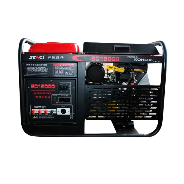 Генератор Senci SC15000 бензин, 12kW, 380V двиг KOHLER (SC15000) - зображення 1