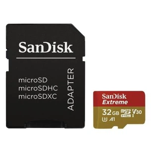 Карта пам'яті SanDisk 32GB microSDHC V30 A1 UHS-I U3 4K Extreme (SDSQXAF-032G-GN6MA) зображення 1