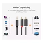 Кабель мультимедійний 3.5mm M to 2xRCA M 2.0m AV102 black Ugreen (10510) - preview 6