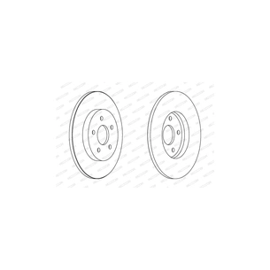 Гальмівний диск FERODO DDF1126 зображення 1