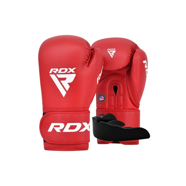 Боксерські рукавички RDX AS2 Red 12 унцій (BGR-AS2R-12OZ) - изображение 1