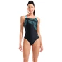 Купальник Arena Kikko Swimsuit Swim Pro Back 010807-580 чорний, бірюзовий 36 (3468337854531) - уменьшенное изображение 1