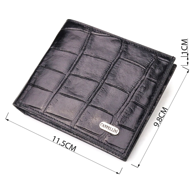 Кошелек Canpellini Из натуральной кожи Черный (21584) - изображение 3