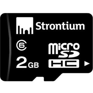 Карта пам'яті Strontium Flash Miсro-SDHC memory card 2Gb (SR2GTFC6R) зображення 1