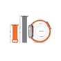 Ремінець до смарт-годинника Drobak Silicone Magnetic Link для Apple Watch All Series Ultra 2 49/45/44/42mm Black Orange (898930) - зменшене зображення 3