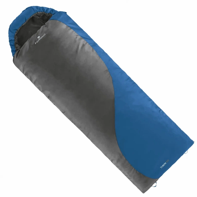 Спальний мішок Ferrino Yukon SQ +10C Blue/Grey Left (928111) - зображення 1