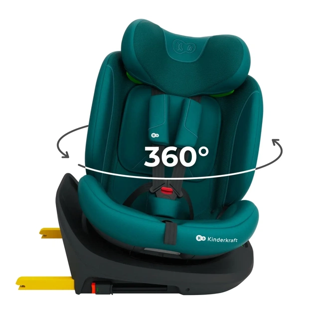 Автокресло Kinderkraft i-Grow 2 Plus i-Size Green (KCIGRO02GREPL00) (5902533929849) - изображение 4