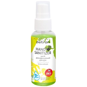 Антисептик для рук Patron Green Apple 50 мл (F3-032) зображення 1
