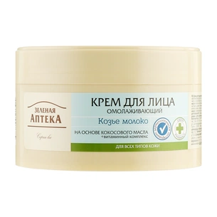 Крем для обличчя Зелена Аптека Козяче молоко Омолоджувальний 200 мл (4823015907685) зображення 1