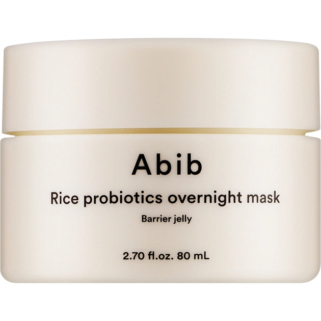 Маска для обличчя Abib Rice Probiotics Overnight Mask Barrier Jelly 80 мл (8809750460940) - picture 1