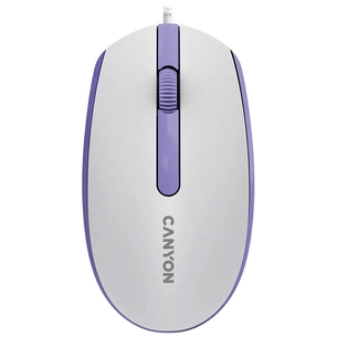 Мишка Canyon M-10 USB White Lavender (CNE-CMS10WL) зображення 1