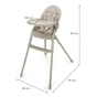 Стульчик для кормления Kinderkraft Dinnly Beige (5902533931569) - уменьшенное изображение 11