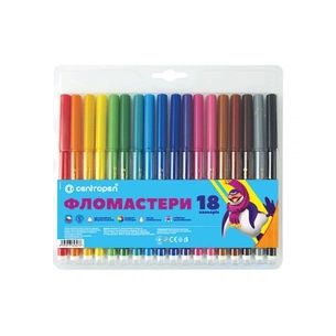 Фломастери Centropen 7550/18 COLOUR WORLD, 18 colors (7550/18 ТП) зображення 1