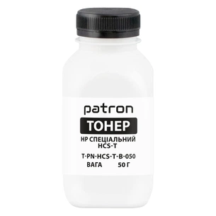 Тонер HP HCS-T, 50 г, black Patron (PN-HCS-T-B-050) зображення 1