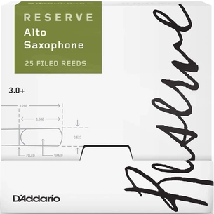 Тростина для саксофона D'Addario Reserve - Alto Sax #3.0+ - 25 Pack (DJR01305-B25) зображення 1