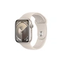 Смарт-годинник Apple Watch Series 9 GPS 41mm Starlight Aluminium Case with Starlight Sport Band - M/L (MR8U3QP/A) - зменшене зображення 1