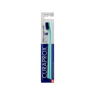 Зубна щітка Curaprox CS 3960 Super Soft Суперм'яка D 0.12 мм Бірюзова з синьою щетиною (CS 3960-15) зображення 1