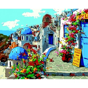 Картина по номерам ZiBi Грецькі канікули 40*50 см ART Line (ZB.64190) зображення 1