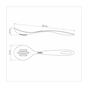Ложка кухарська Tramontina Ability Slit Nylon Graphitic (25161/160) - зменшене зображення 6