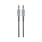 Кабель мультимедійний 3.5mm M to 3.5mm M 3.0m Black HOCO (6942007631235) - уменьшенное изображение 2
