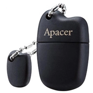 USB флеш накопичувач Apacer 16GB AH118 Black USB 2.0 (AP16GAH118B-1) зображення 1