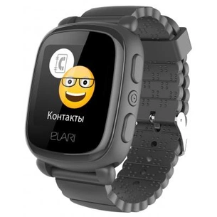 Смарт-годинник Elari KidPhone 2 Black з GPS-трекером (KP-2B) зображення 1