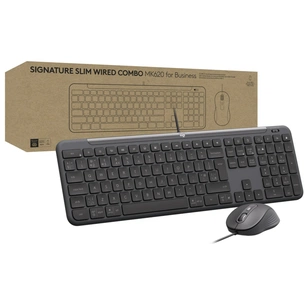 Комплект Logitech Signature Slim MK620 for Business USB-C UA Graphite (920-013349) зображення 1
